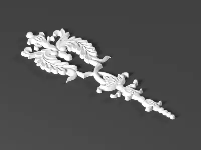 6 ornamental classic decoration 3d model kitbash vol 43 3D model