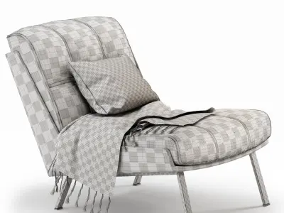 Armchair minotti Daiki 3D model