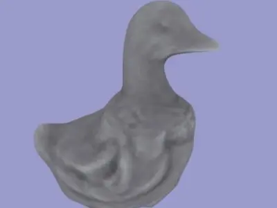 Christmas Duck 3D model