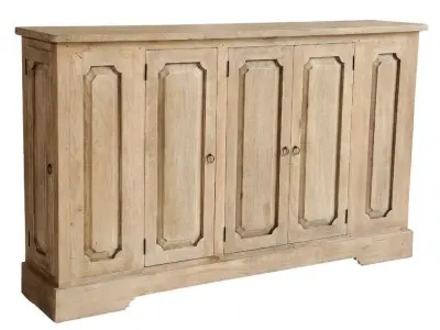 Pannell Wide Mango Sideboard 3D model