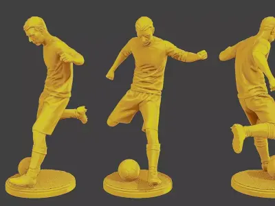 Soccer Player SP 001 3D print model