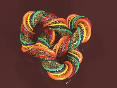 Knot design Free 3D model