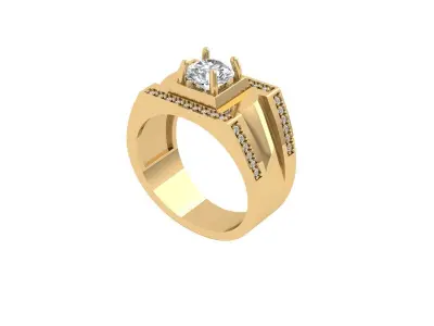 Man Ring 3D print model