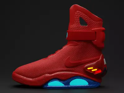 Nike air mag - red edition 3D model