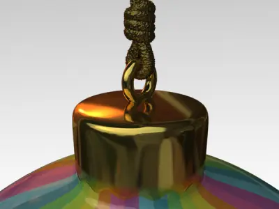 Christmas Ball - Peace 3D model