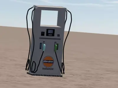 FUEL DISPENSER 3D model