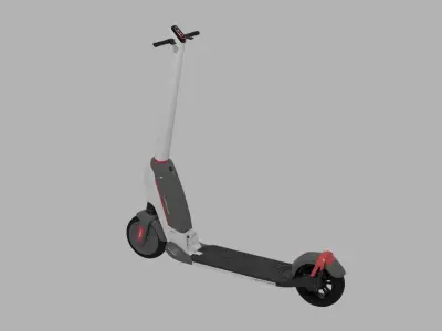 PXID Scooter  Low-poly 3D model