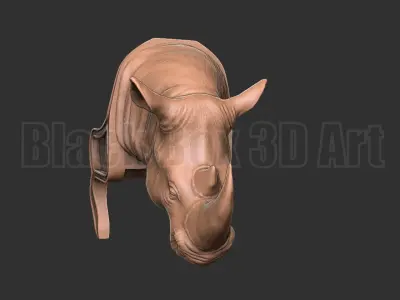Rhino Chair Sofa decoration statue  3D print model