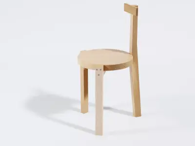 Girafa chair - brazilian furniture design 3D model
