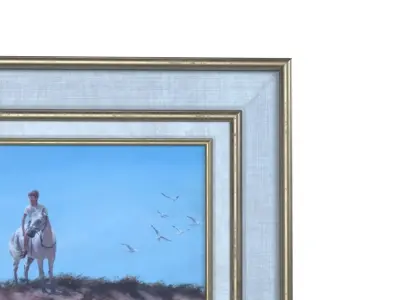 Ted Jones Dublin Ireland Irish Oil Painting PBR 3D model