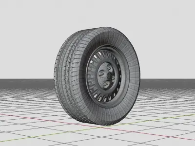 Alfa Romeo Giulietta 1977 Wheel 3D model