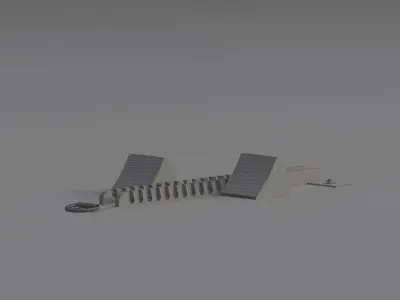 Athletics Starting Blocks 3D model