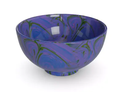 Home decorations Decorative Bowl Low-poly 3D model