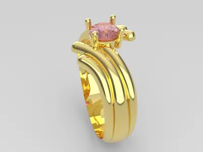 Engagement Ring  Free 3D print model
