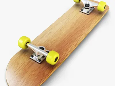 Skateboard v 2 3D model