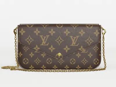 louis vuitton POCHETTE FELICIE  3D model