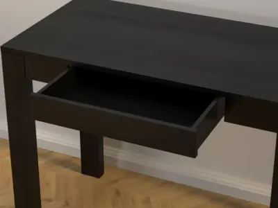 Modern Desk 03 Free low-poly 3D model