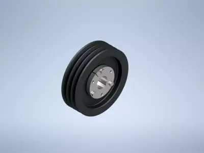 POLEA DE FAJAS EN V 3D print model