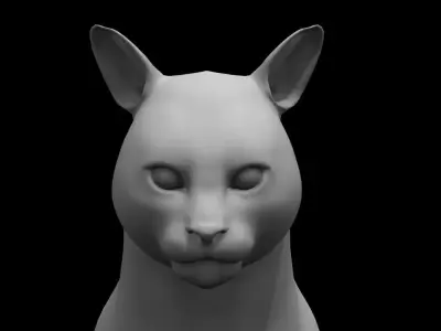 cat 3d model 3D model get