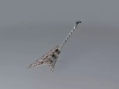 Jackson randy rhoads snakeskin guitar Free 3D model