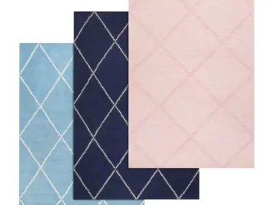 Rug Set 1456 3D model