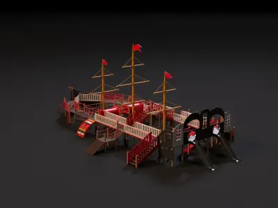 Playground ship 3D model