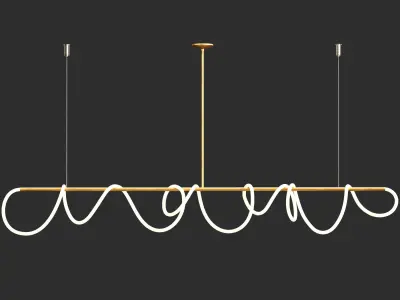 Luke Lamp Tracer Bar 3D model