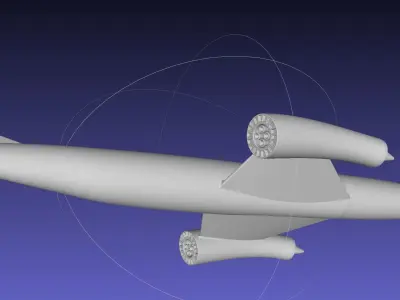 Skylon Spaceplane Printable Model 3D print model
