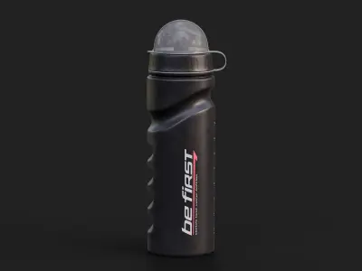 Fitness Bottle for Blender Low-poly 3D model