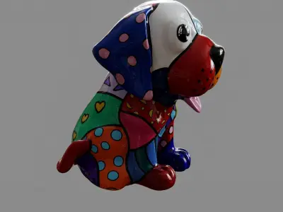 Decoration Dog figurine 3D model