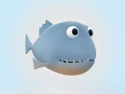 Piranha 3D model