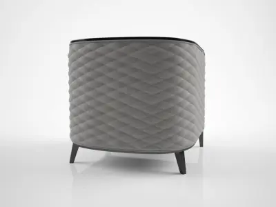 Oasis Saten armchair 3D model