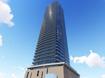 Tower 2 Low-poly 3D model