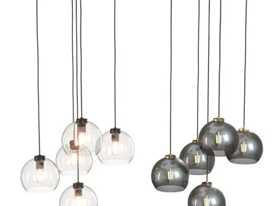 Crate and Barrel - Arren Round Pendant 3D model