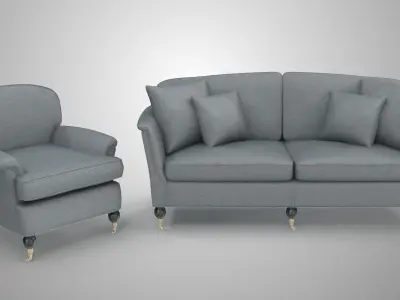  Duresta Collection Sofa and Armchair   3D model