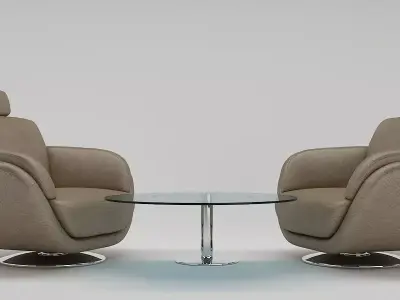 Modern Armchair 3D Model 3D model