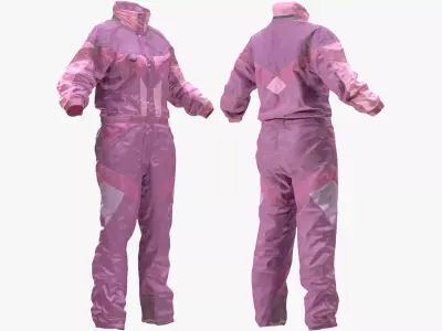 Overalls 192 - All MH Bodies - UE5 Skeletons - Rigged Low-poly 3D model