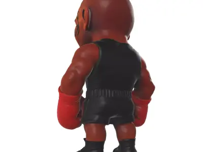 Mike Tyson 3D printable model 3D print model