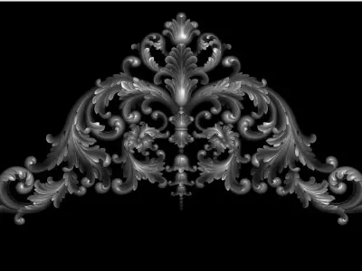  3d model of flowers and leaves 3D print model