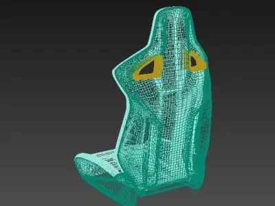car seat collection 13 models 3D model