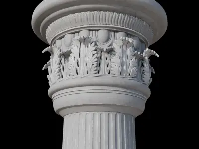 fat corinthian 3D model