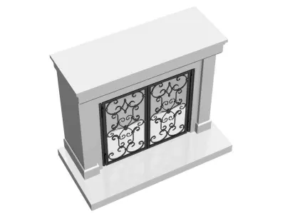 Fireplace 03 3D model