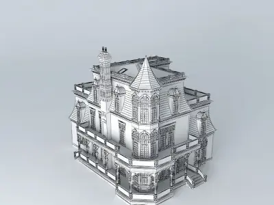 Victorian House Free 3D model