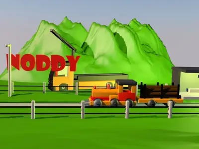 Cidade train 3D model