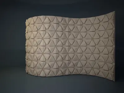 06 FRANGIPANI RELIEF Low-poly 3D model