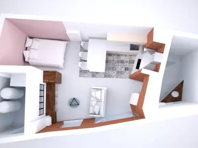 Appartement architecture Free 3D model