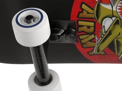 skateboard 3 - 3D model