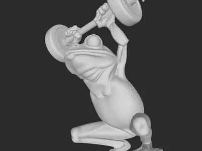 frog fitness 3D print model