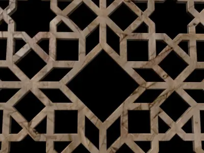 Wood decor for  TV programs and studio programs 3D model