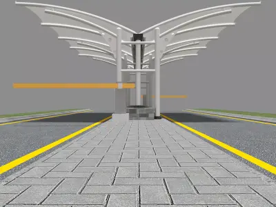 Membrane Canopy 1 3D model